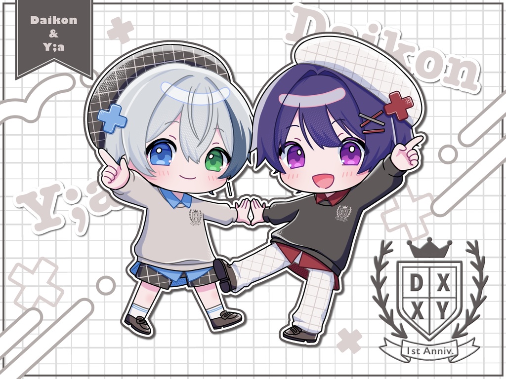 【相方1周年記念】Y;a×だいこん 1セット