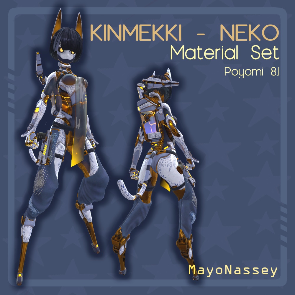 KINMEKKI - NEKO (CYANT-01 Material Pack)