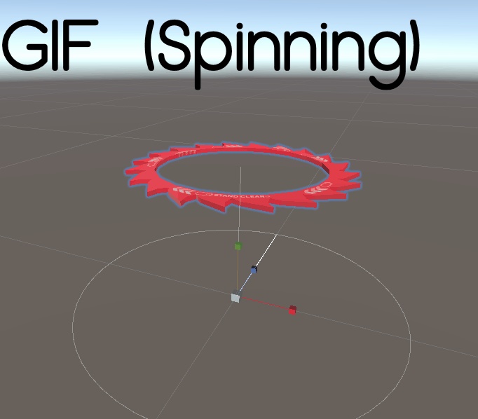 Buzzsaw Halo (6 Colours) (Animated) (VRC/SDK3) / バズソー・ヘイロー(6色)(アニメーション) (VRC/SDK3)