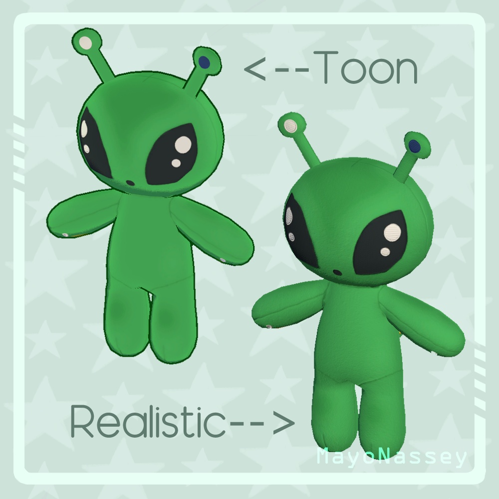 Alien Plushie (VRCSDK3) | エイリアンぬいぐるみ (VRCSDK3)