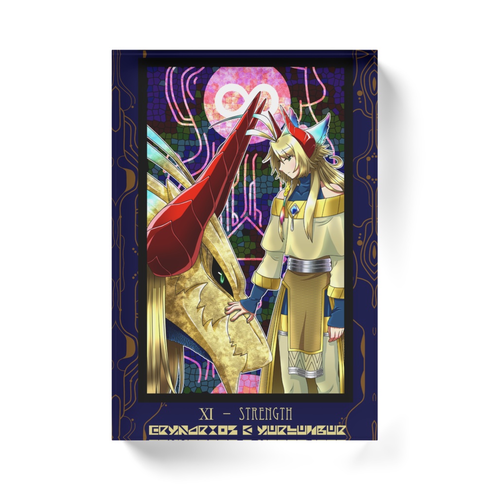 【タロット企画】Strength(力) アクリルブロック