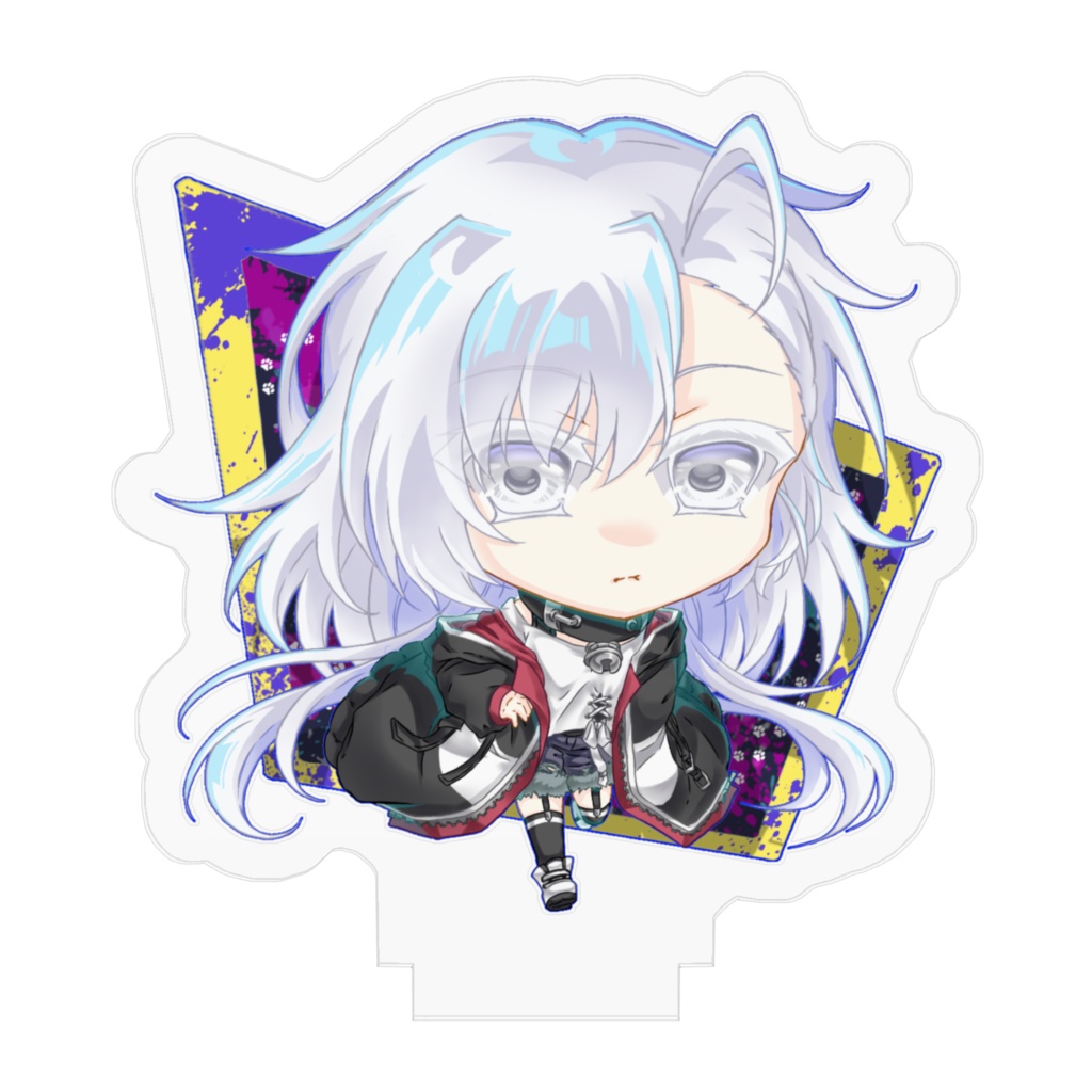 ゆめねこ『シロ』現実世界ver アクリルスタンド