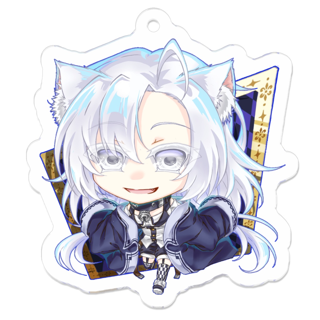 ゆめねこ『シロ』夢世界ver アクリルキーホルダー