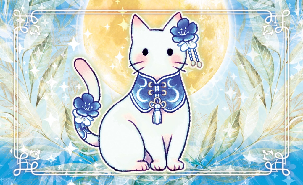 【IMAGINARY-世界の神話の猫-】ミニブローチ