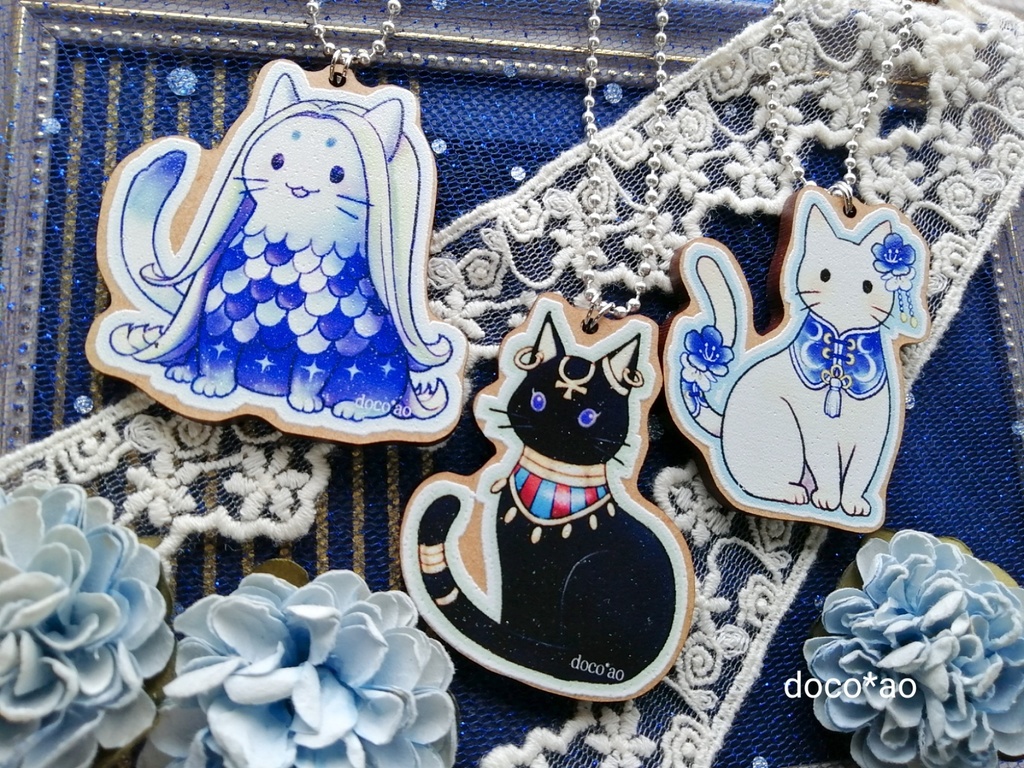 【IMAGINARY-世界の神話の猫-】キーホルダー