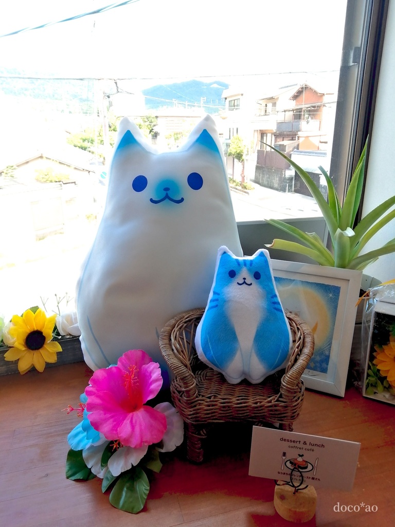 大きなぽて猫ぬい (受注制作)