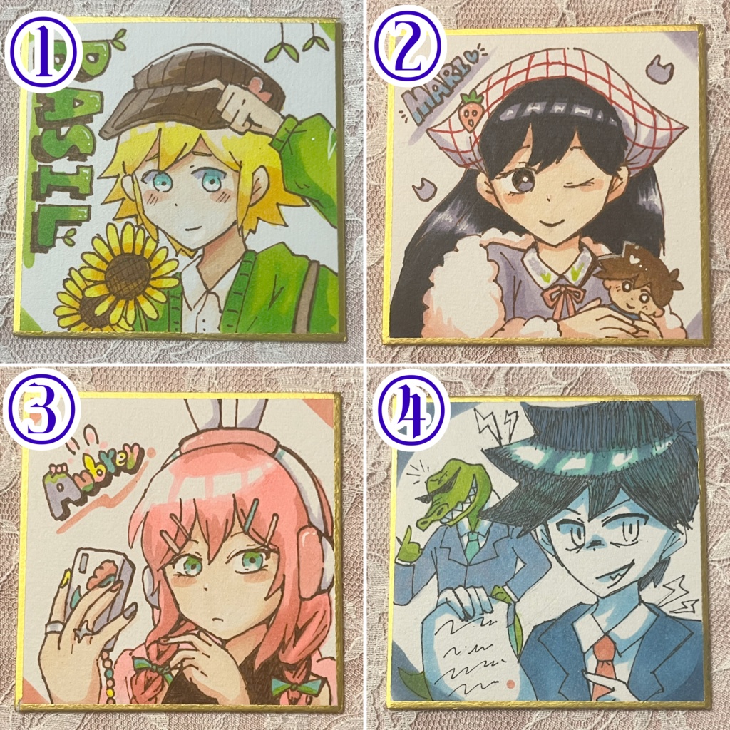 【豆色紙】バースデーアートと他