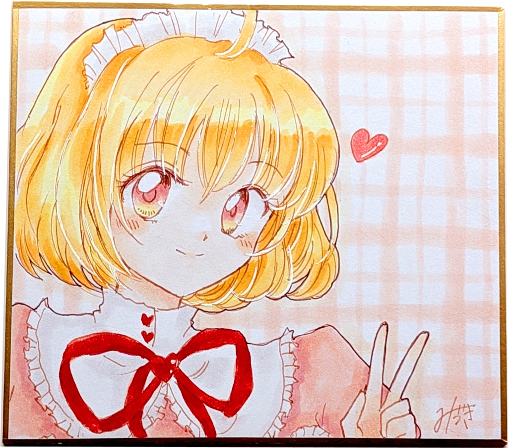 【委託】コピック色紙（未柑）