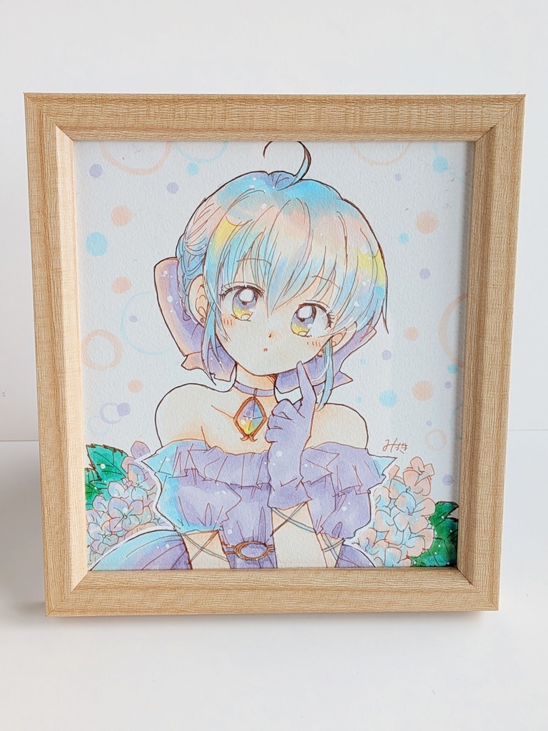 【委託】コピック原画ーあじさい