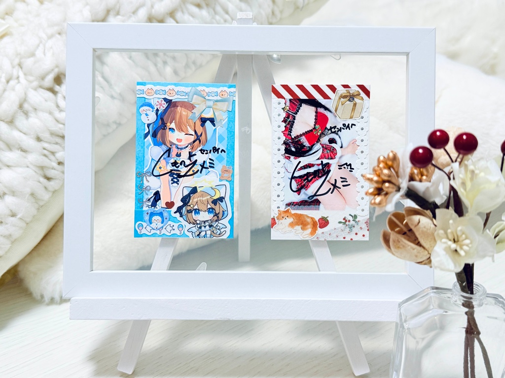 【受注生産】チェキ風印刷カード(イラスト・実写) #ゆめみでぱーてぃ4