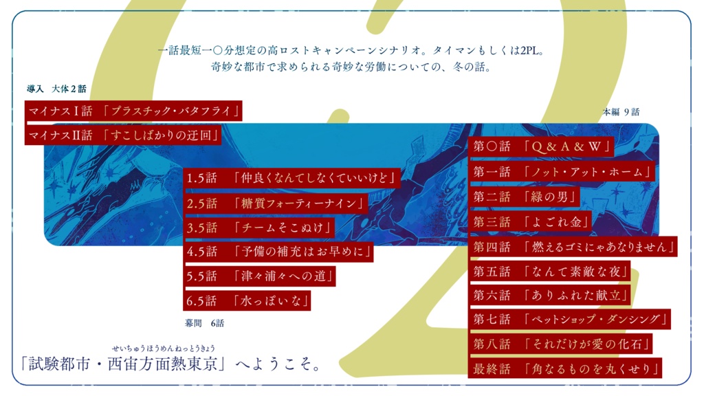 【CoC6th】二家六六六塵/セカンドホームデビルバウンダリー【DL版】SPLL:E193780
