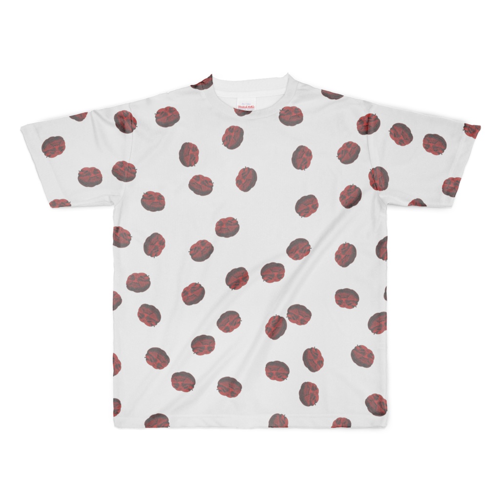 うめぼしばばあちりばめTシャツ（XLサイズのみ）