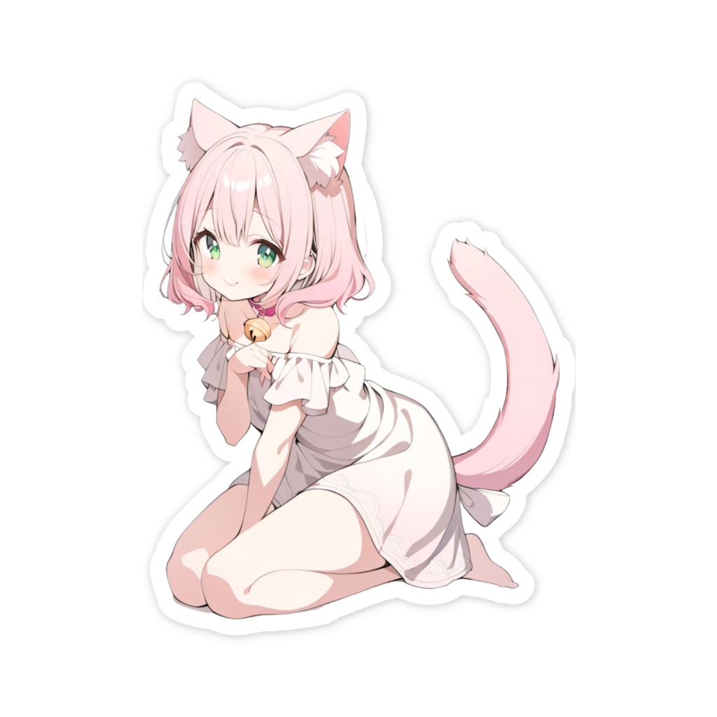 「ねこまる」ステッカー