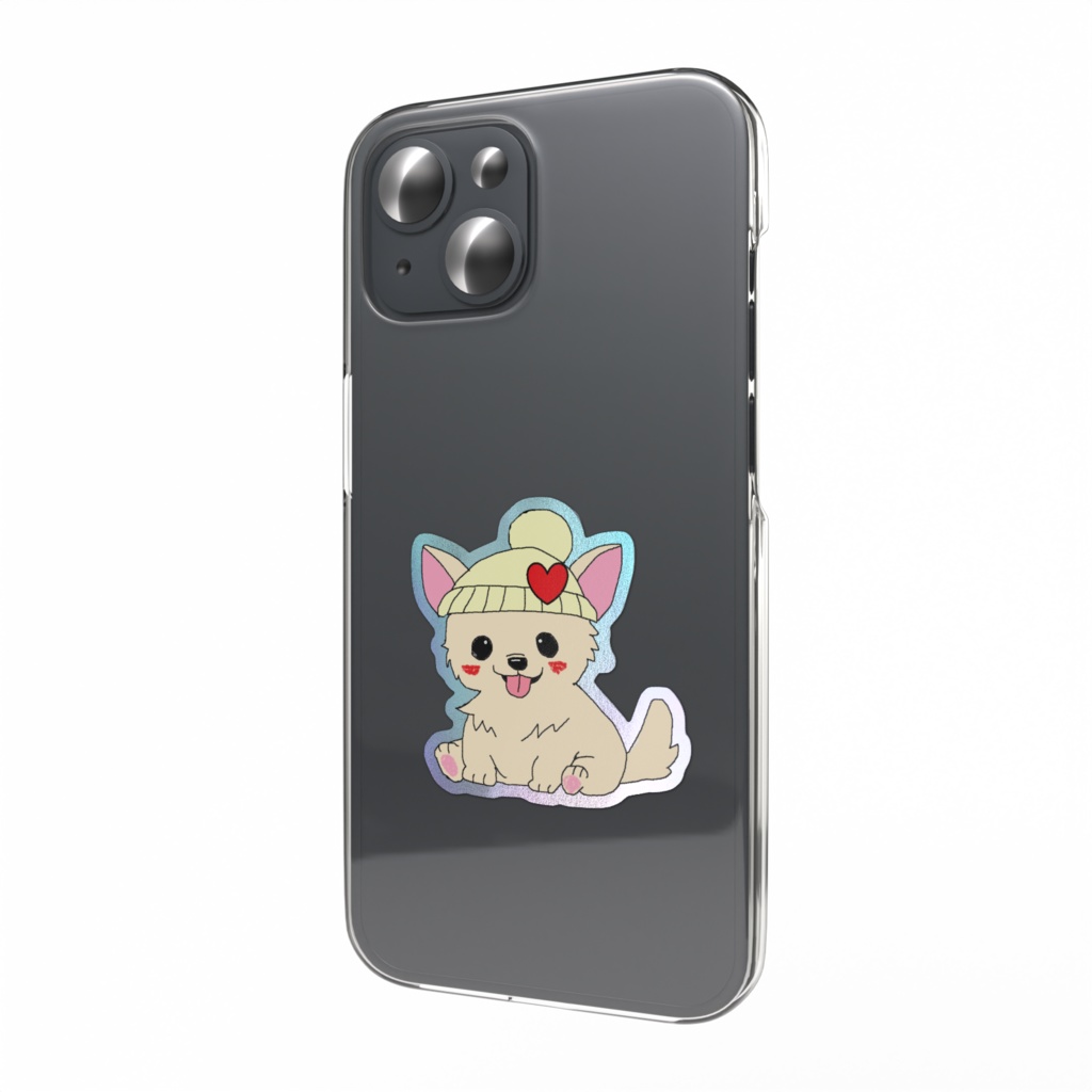 まるたの「犬」ステッカー