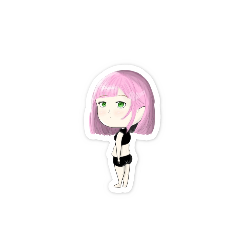 ヨガまるたステッカー