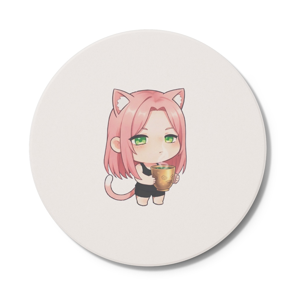 まるた茶コースター 直径10.3 × 厚み0.8