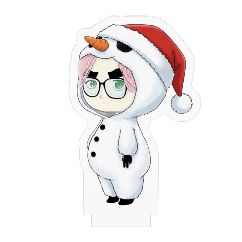 「雪まるた」アクリルフィギュア- 50x50mm