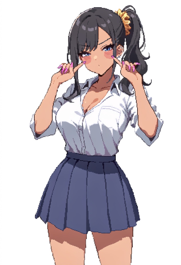 ギャル立ち絵(著作権なしフリー素材)25枚