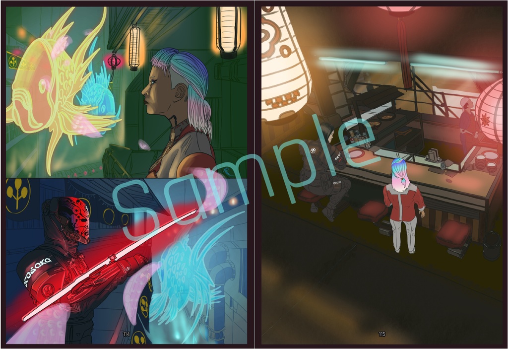 Day Dreams in Nightcity サイバーパンク2077イラスト集