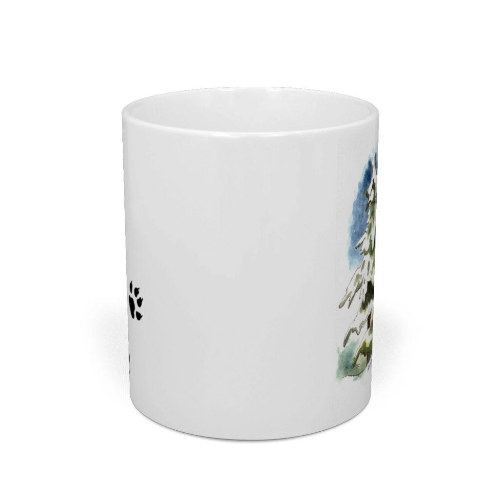 六花とオオカミマグカップ