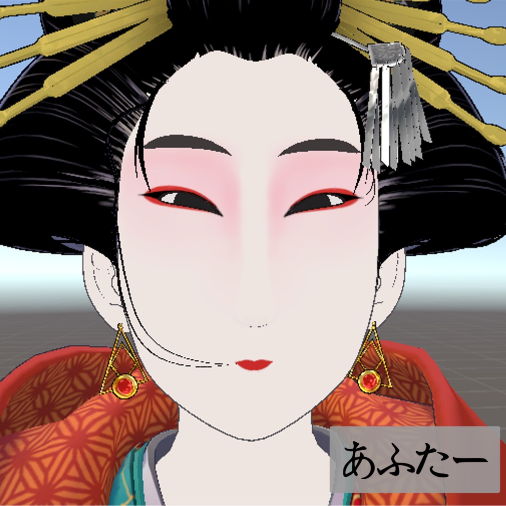 【かるめら専用】歌舞伎少女役風めいくてくすちゃ