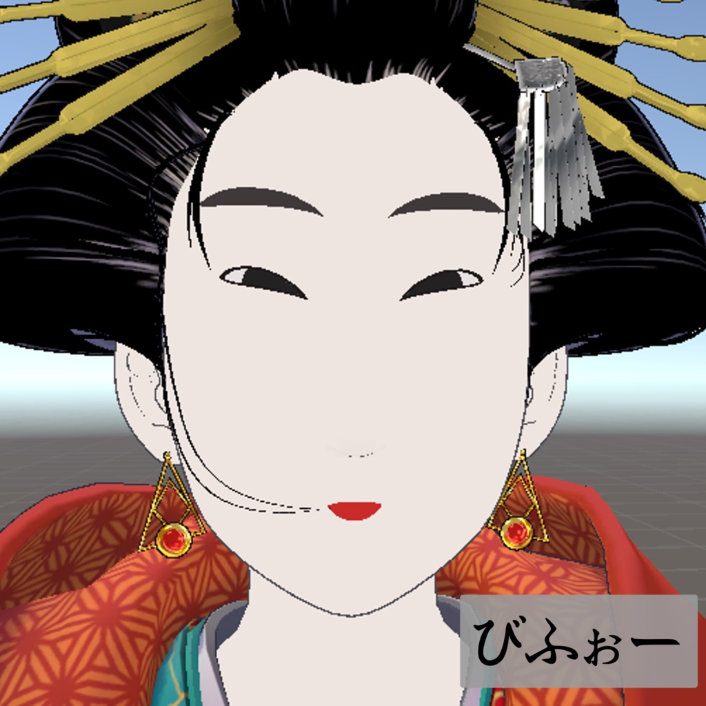 【かるめら専用】歌舞伎少女役風めいくてくすちゃ