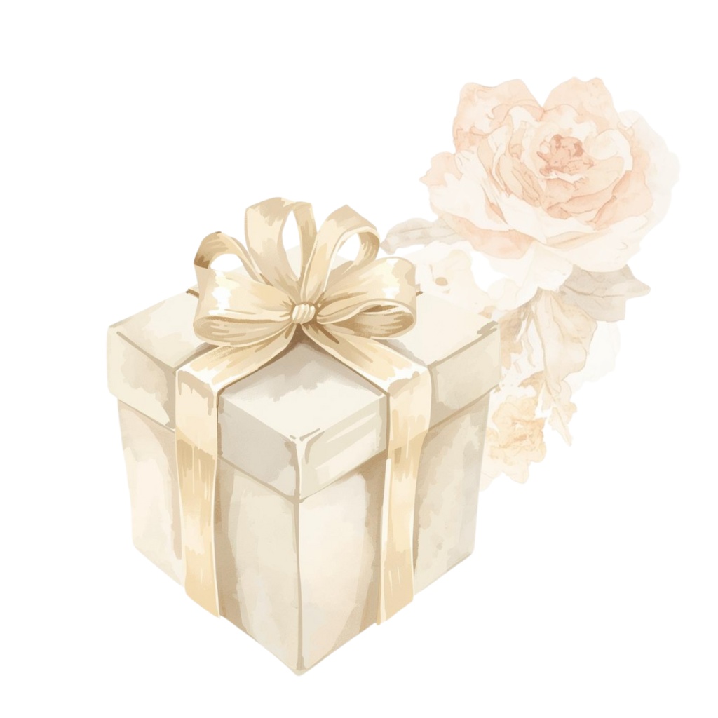 水彩 花 女子 大人小物 クリップアート セット 12点【商用利用可】ウェディング/招待状/装飾