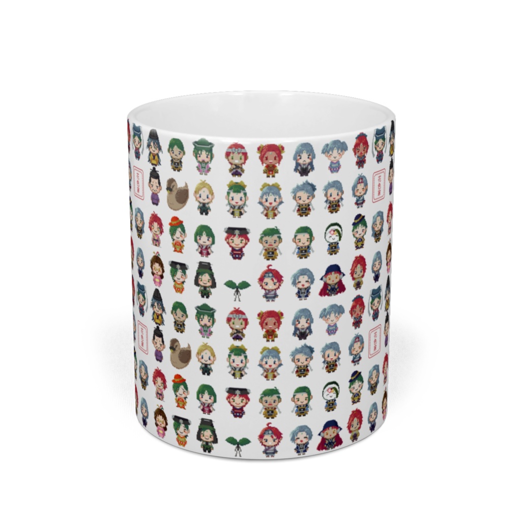 花色家ドット絵マグカップ