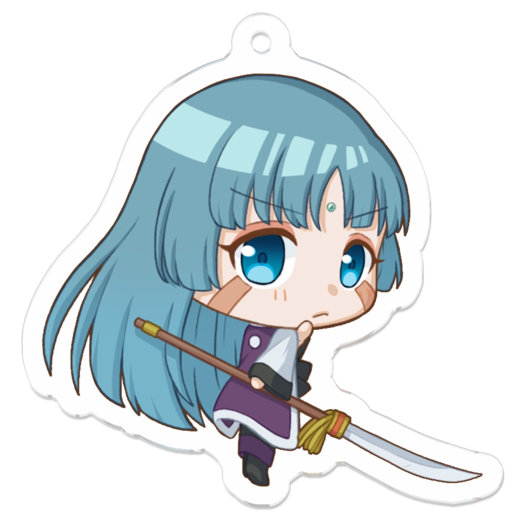 花色家アクリルキーホルダー【流々】