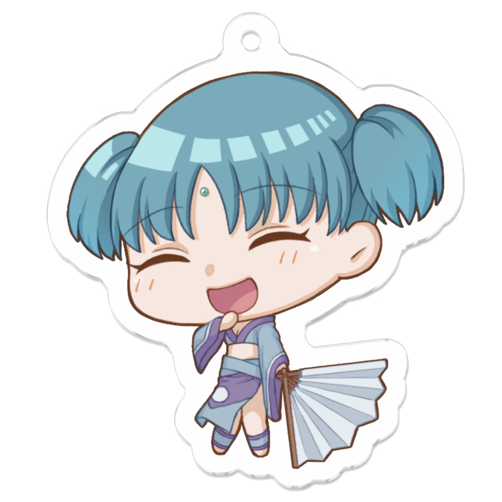 花色家アクリルキーホルダー【瞳】