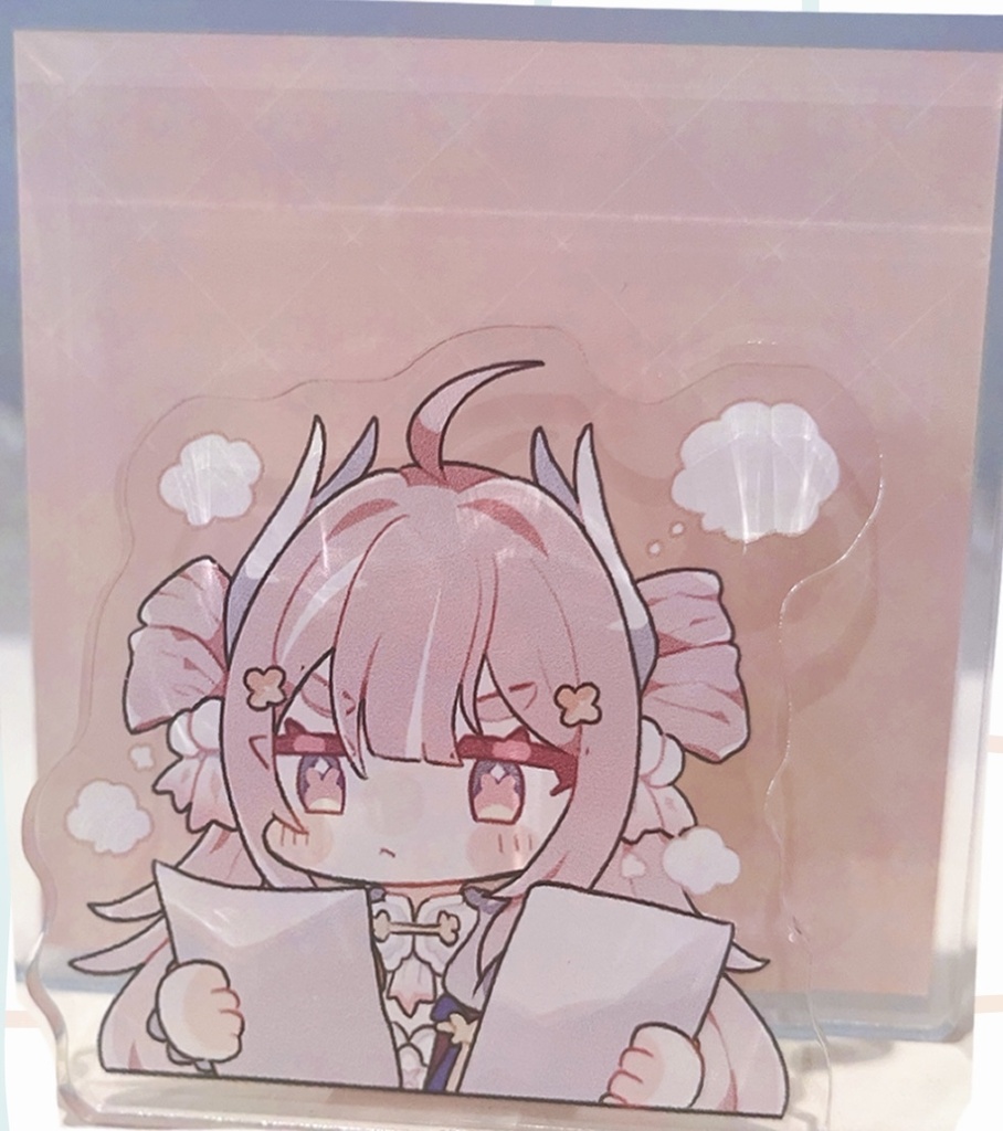 白鹿遊雲アクリルメモスタンド