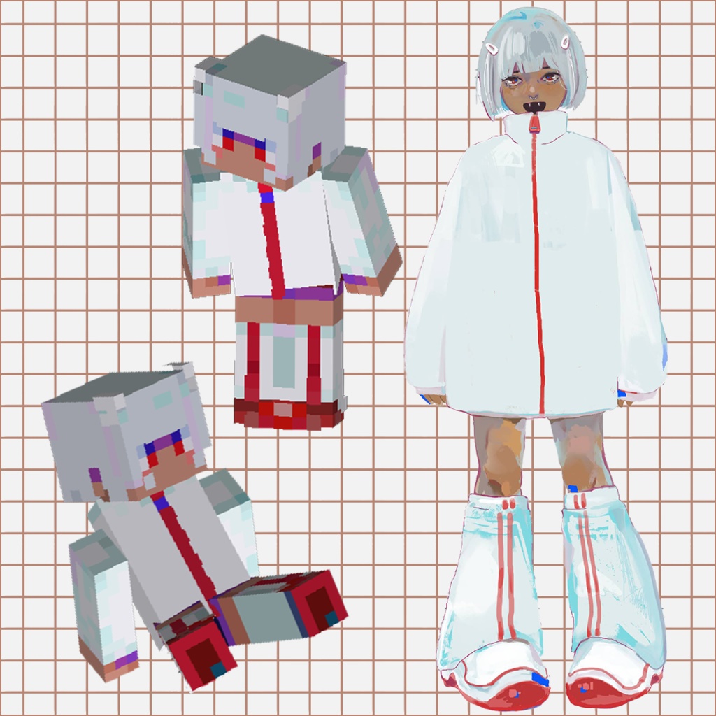 [Minecraft Skin] MANO2p color Model [Classic.ver]