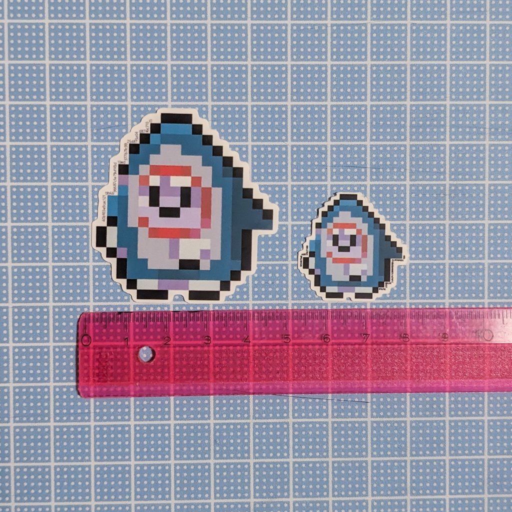 オバカ鮫(親子)ステッカー