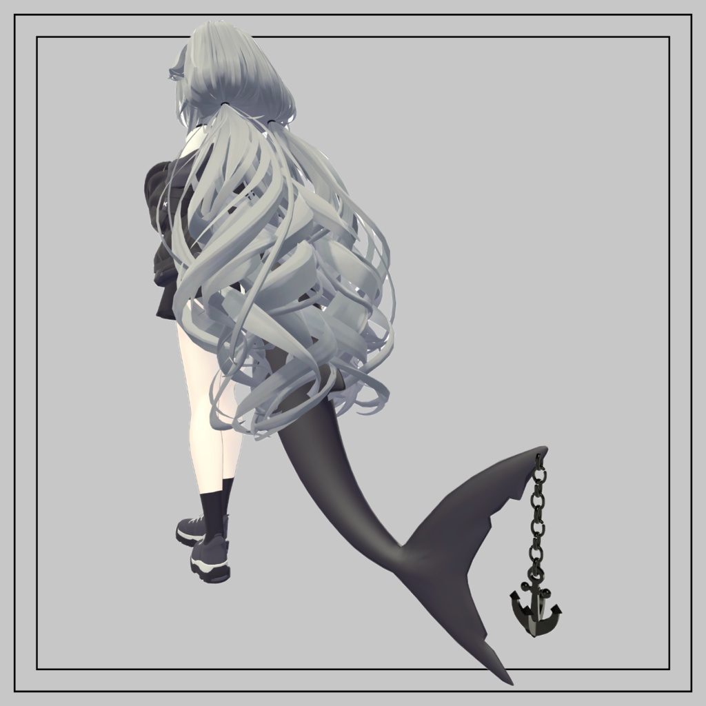 【ルルネ対応】Anchor TailRing【VRC想定】