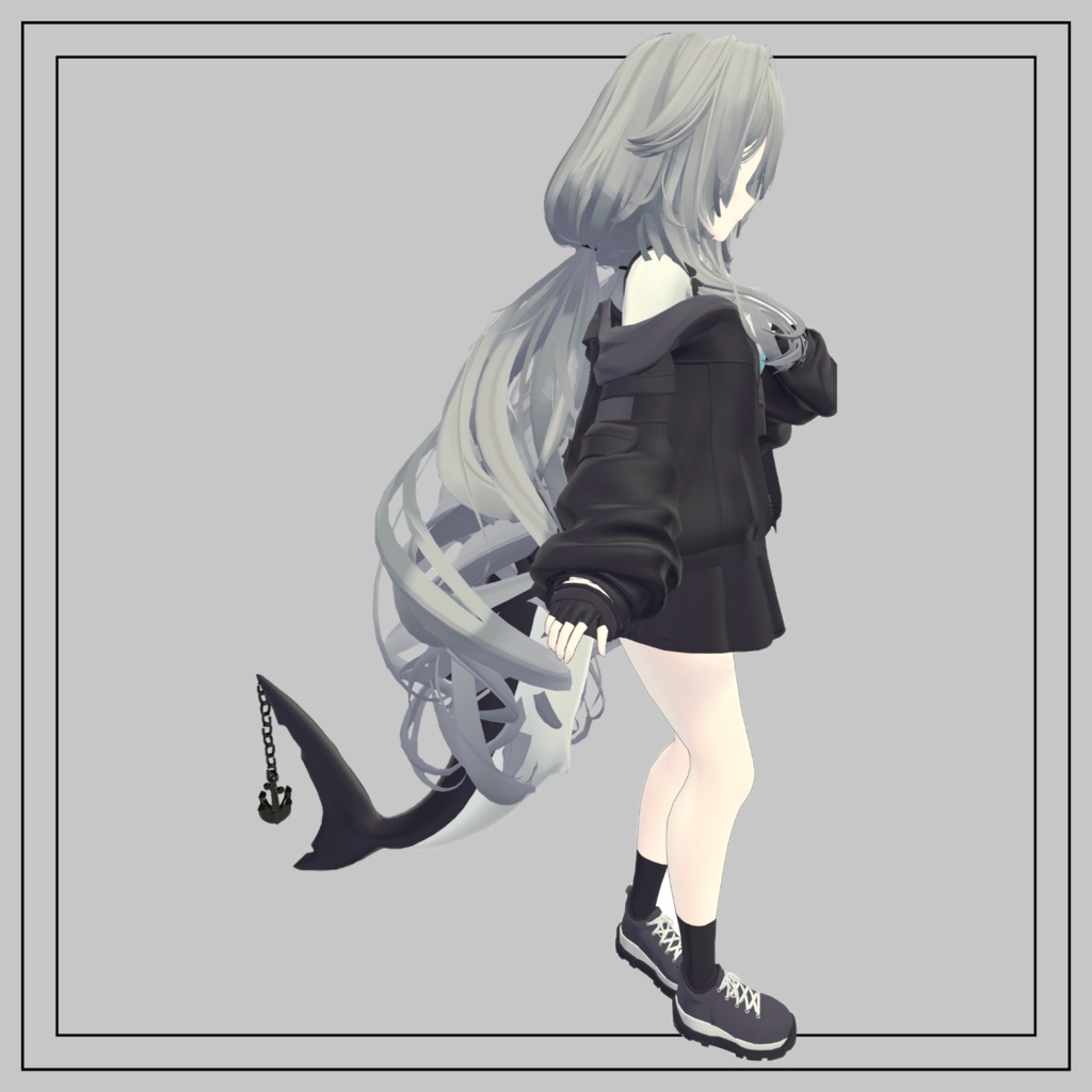 【ルルネ対応】Anchor TailRing【VRC想定】