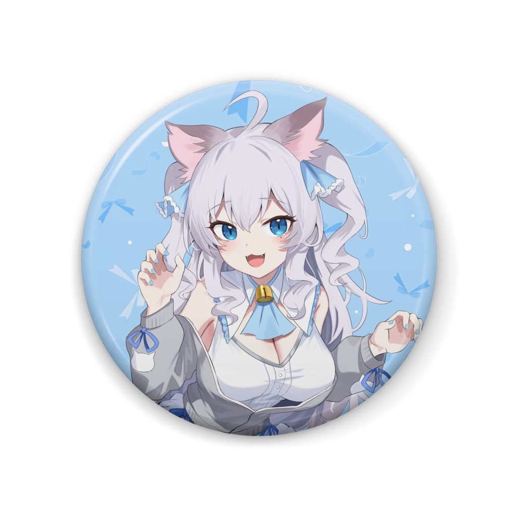 むにゅ 初期衣装️🩵缶バッジ