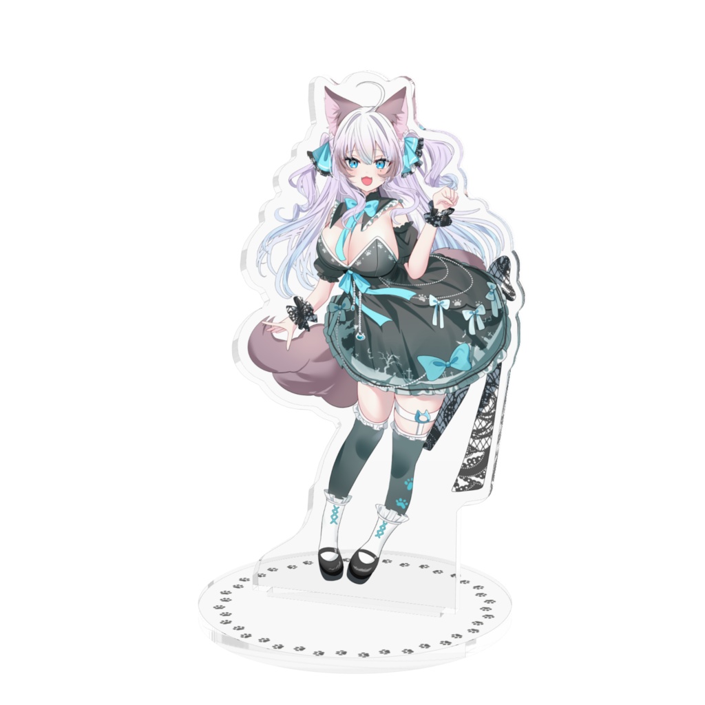 むにゅ ゴスロリスタイル🖤🩵アクリルフィギュア