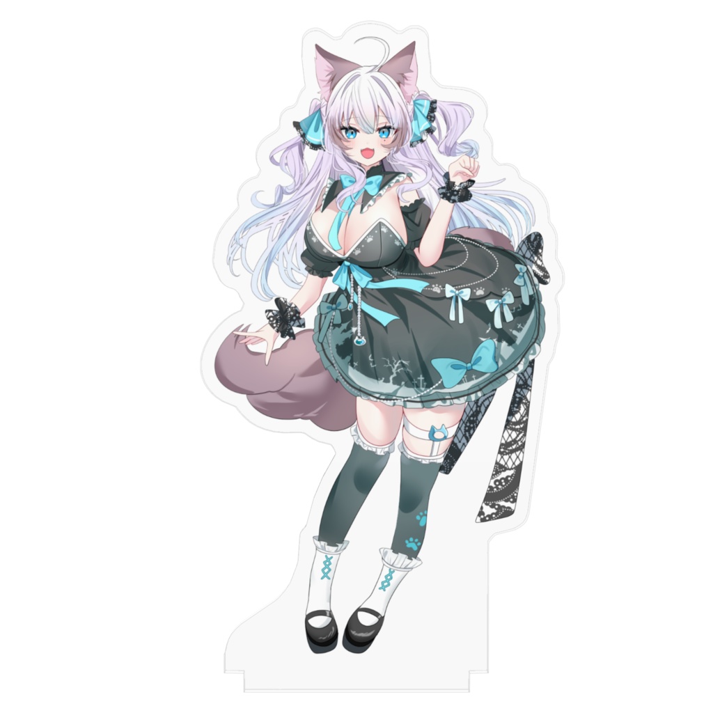 むにゅ ゴスロリスタイル🖤🩵アクリルフィギュア