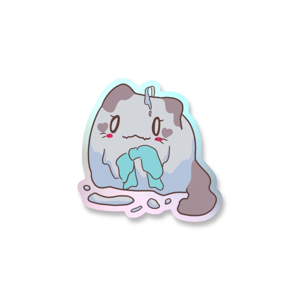 すらいむにゅ♡オーロラスマホステッカー