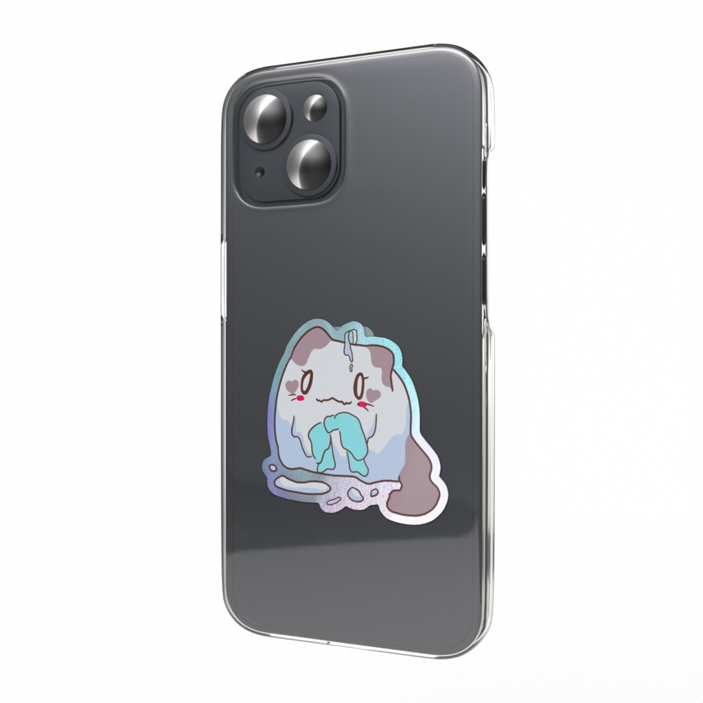 すらいむにゅ♡オーロラスマホステッカー