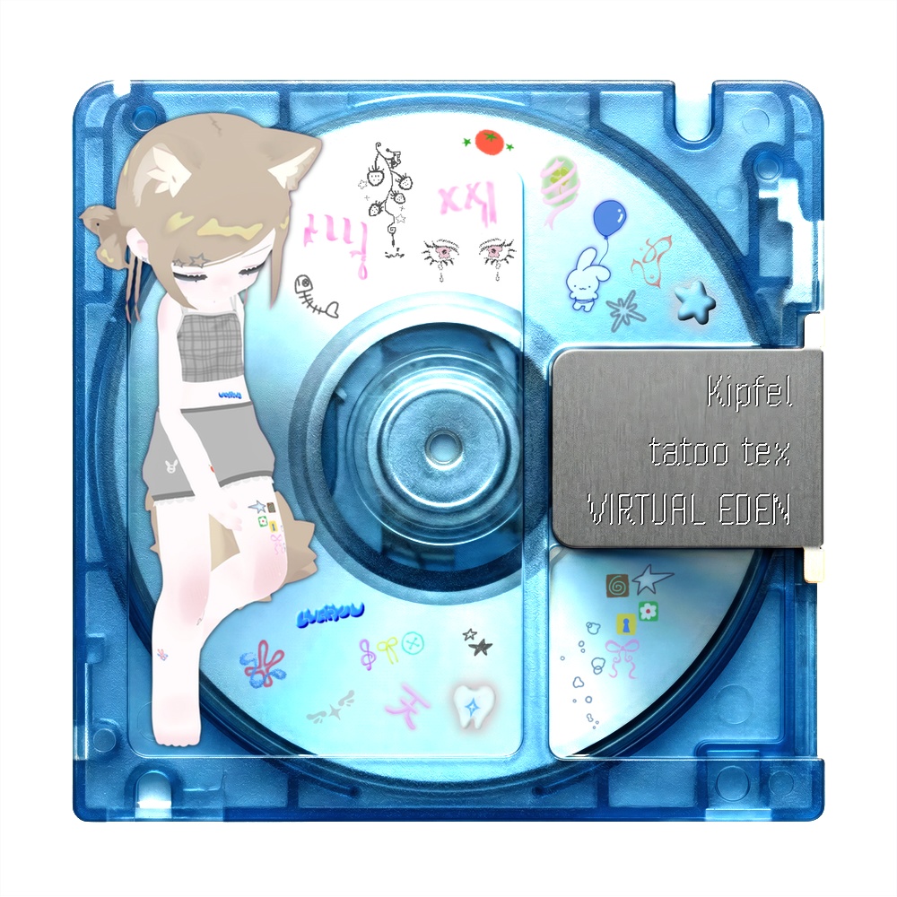 Kipfel tatoo texture：VIRTUAL EDEN［キプフェル］