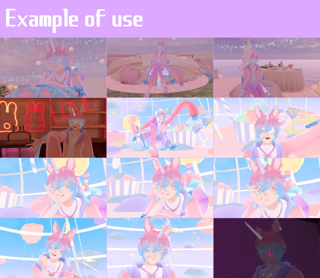 オリジナル3Dモデル「なりゅ」