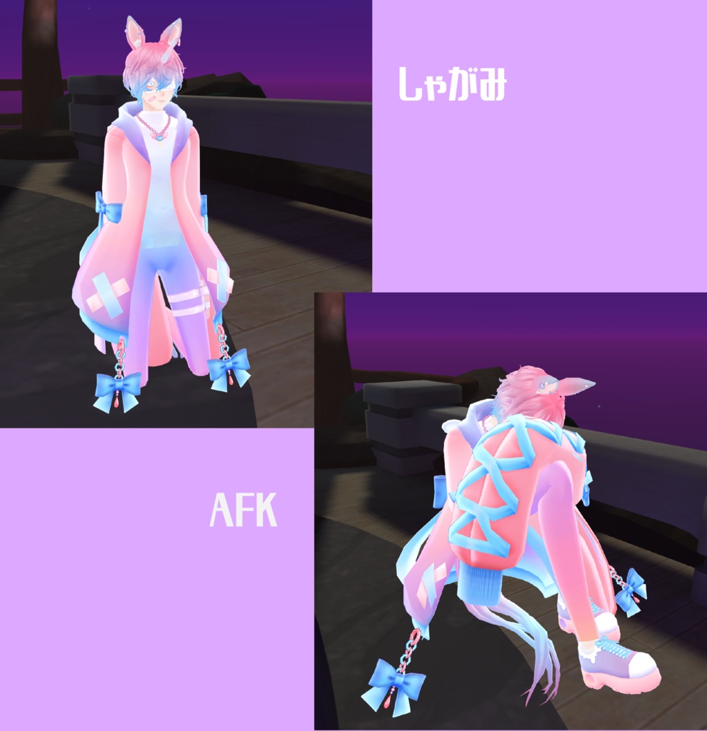 オリジナル3Dモデル「なりゅ」