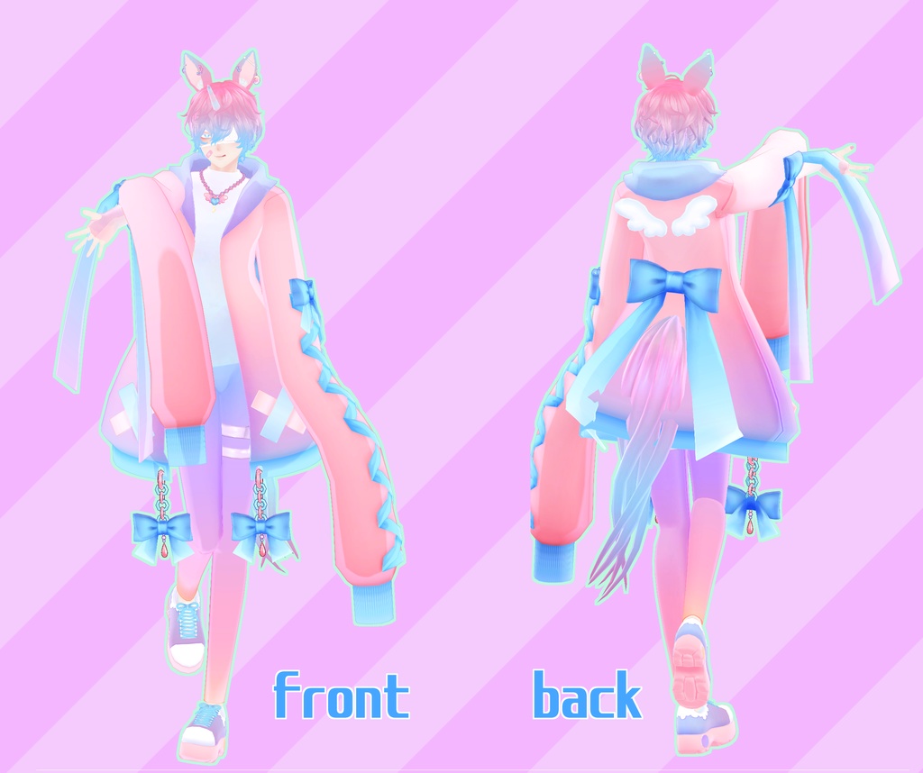 オリジナル3Dモデル「なりゅ」