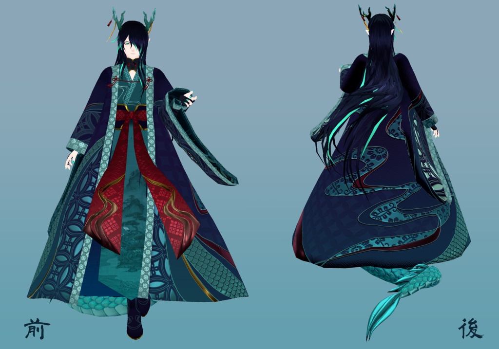 オリジナル3Dモデル「黎」