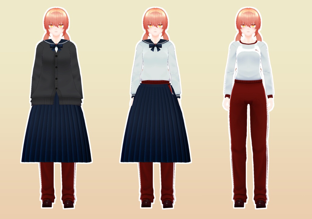 オリジナル3Dモデル「澪李」