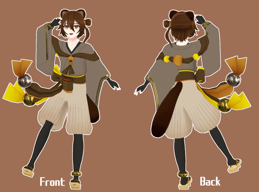 オリジナル3Dモデル「曜」