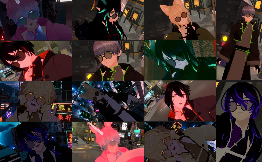 VRChat想定衣装「カジュアルチャイナ」