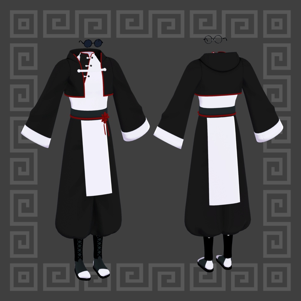 VRChat想定衣装「カジュアルチャイナ」