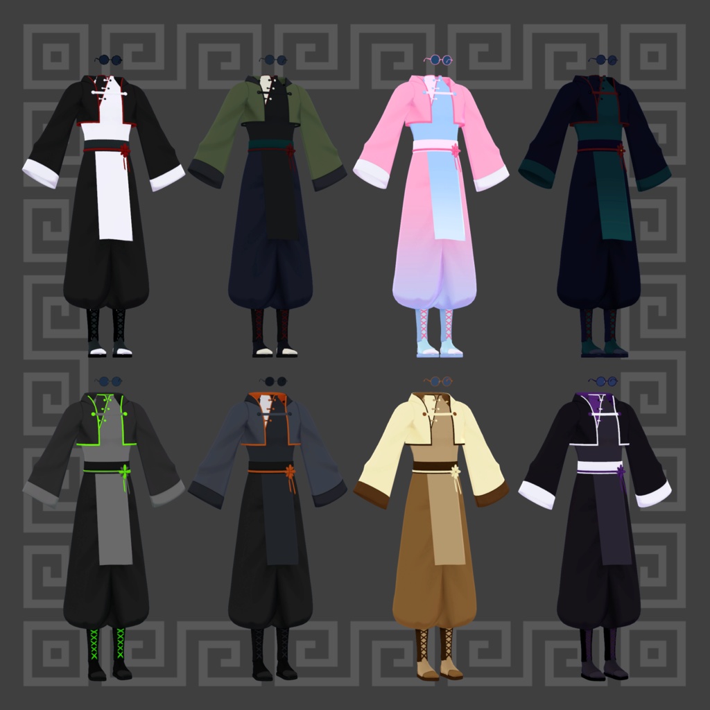 VRChat想定衣装「カジュアルチャイナ」